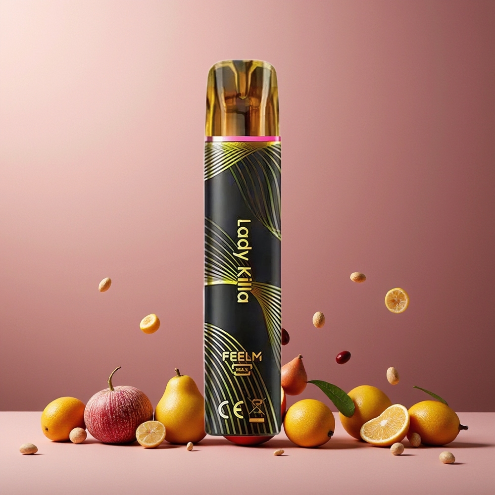 JNR Black&Golden New Zealand Wholesale 800 Puffs 550mAh 2ml 2% Disposable Vape Lady Killa