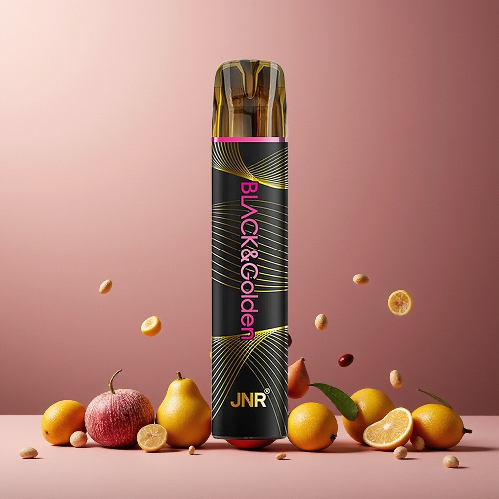 JNR Black&Golden New Zealand Wholesale 800 Puffs 550mAh 2ml 2% Disposable Vape Lady Killa
