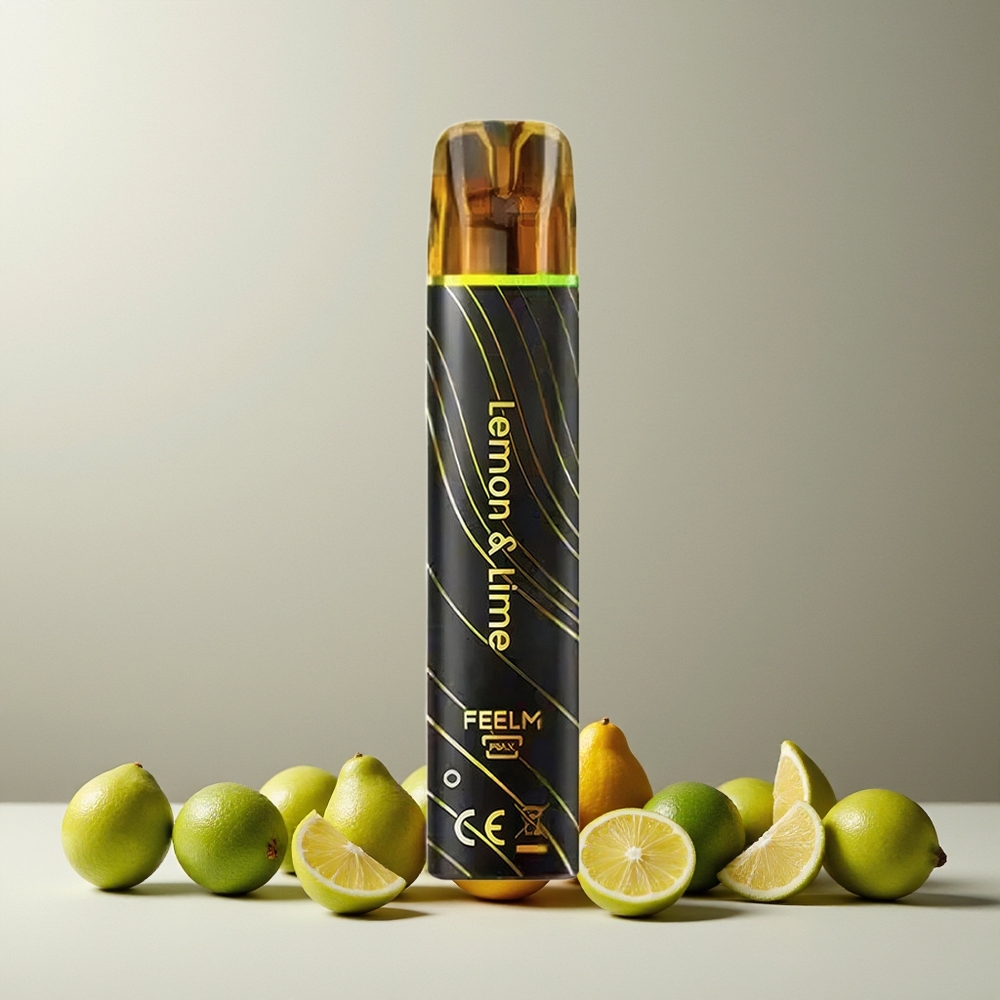 JNR Black&Golden New Zealand Wholesale 800 Puffs 550mAh 2ml TPD 2% Lemon Lime Disposable Vape