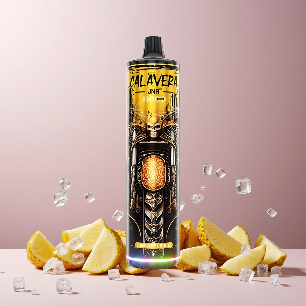 JNR Calavera 11000 Puffs New Zealand Wholesale Disposable Vape Pineapple Ice 850mAh 21ml 1.0ohm Mesh Coil Type-C 0-5% Nicotine