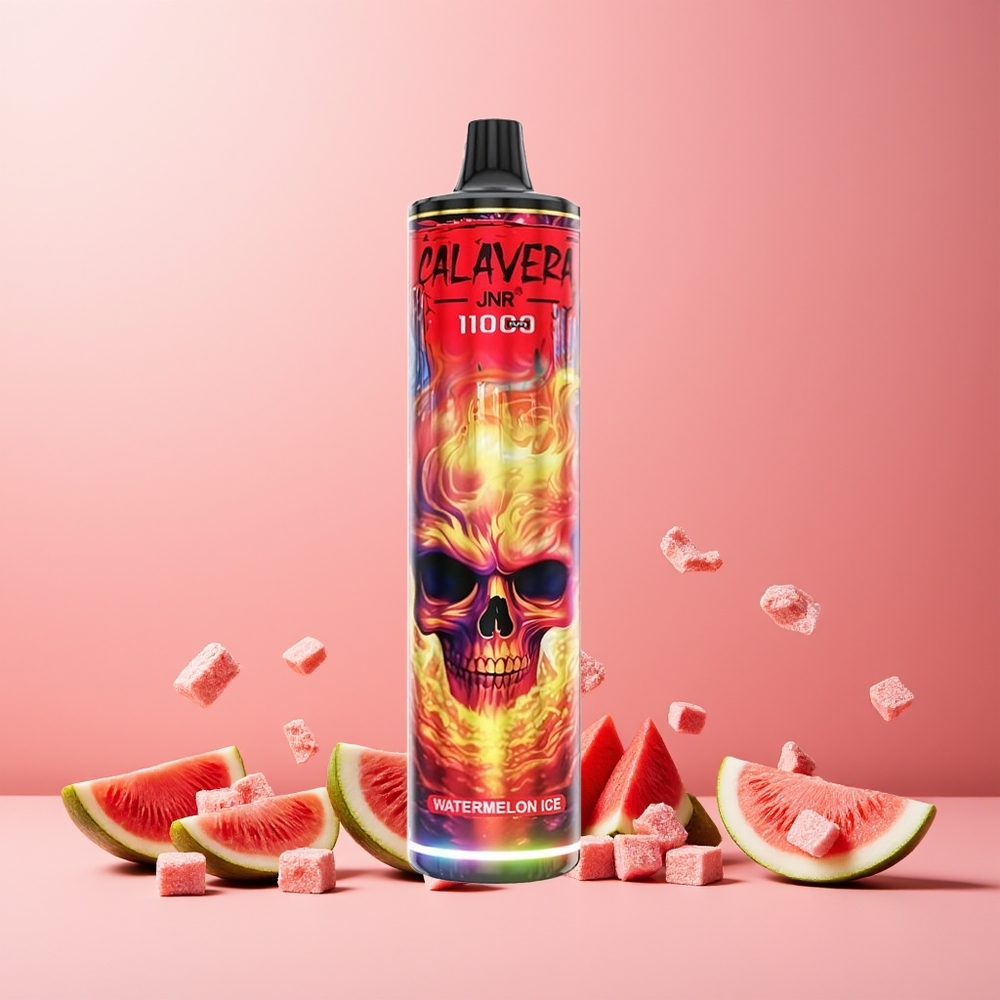 JNR Calavera 11000 Puffs New Zealand Wholesale Disposable Vape Watermelon Ice with 850mAh Battery & 21mL E-Liquid