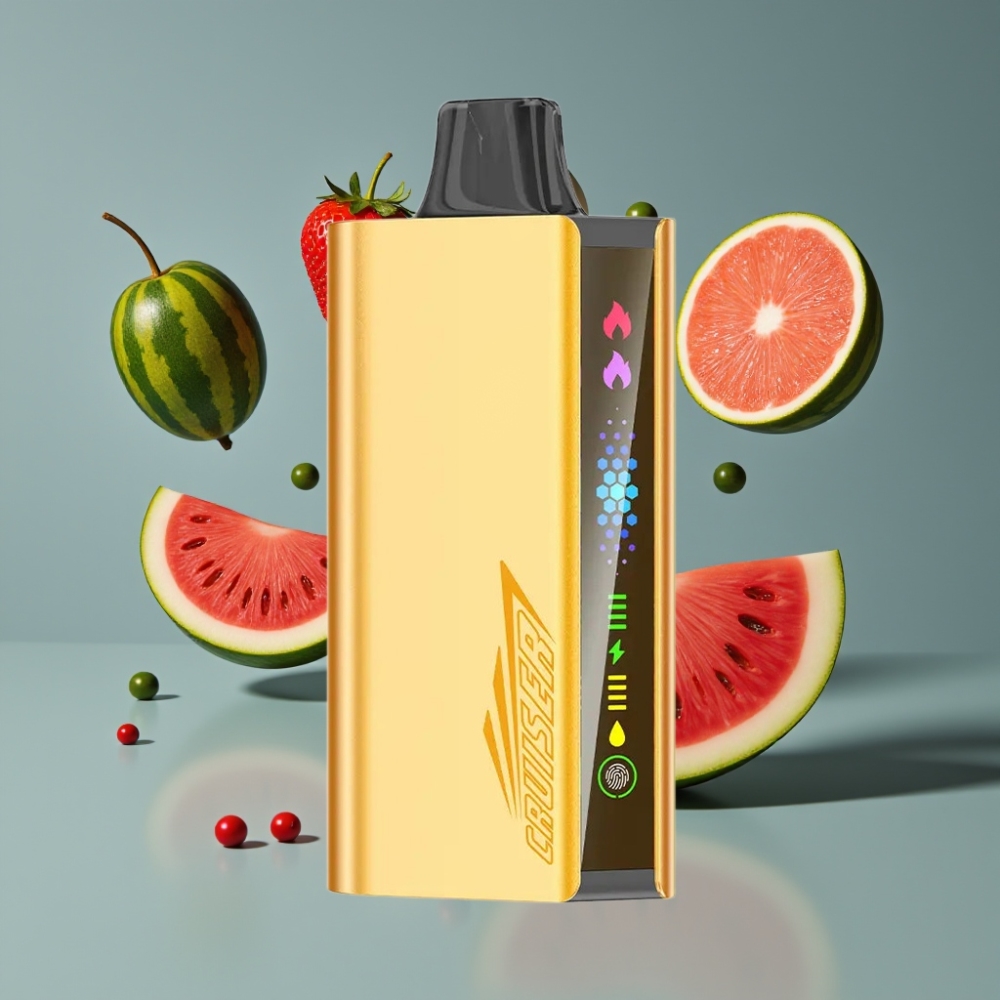 JNR Cruiser 12000 Puffs New Zealand Wholesale No-Charge Disposable Vape Strawberry Coconut Watermelon with 3500mAh Battery & Dual Modes