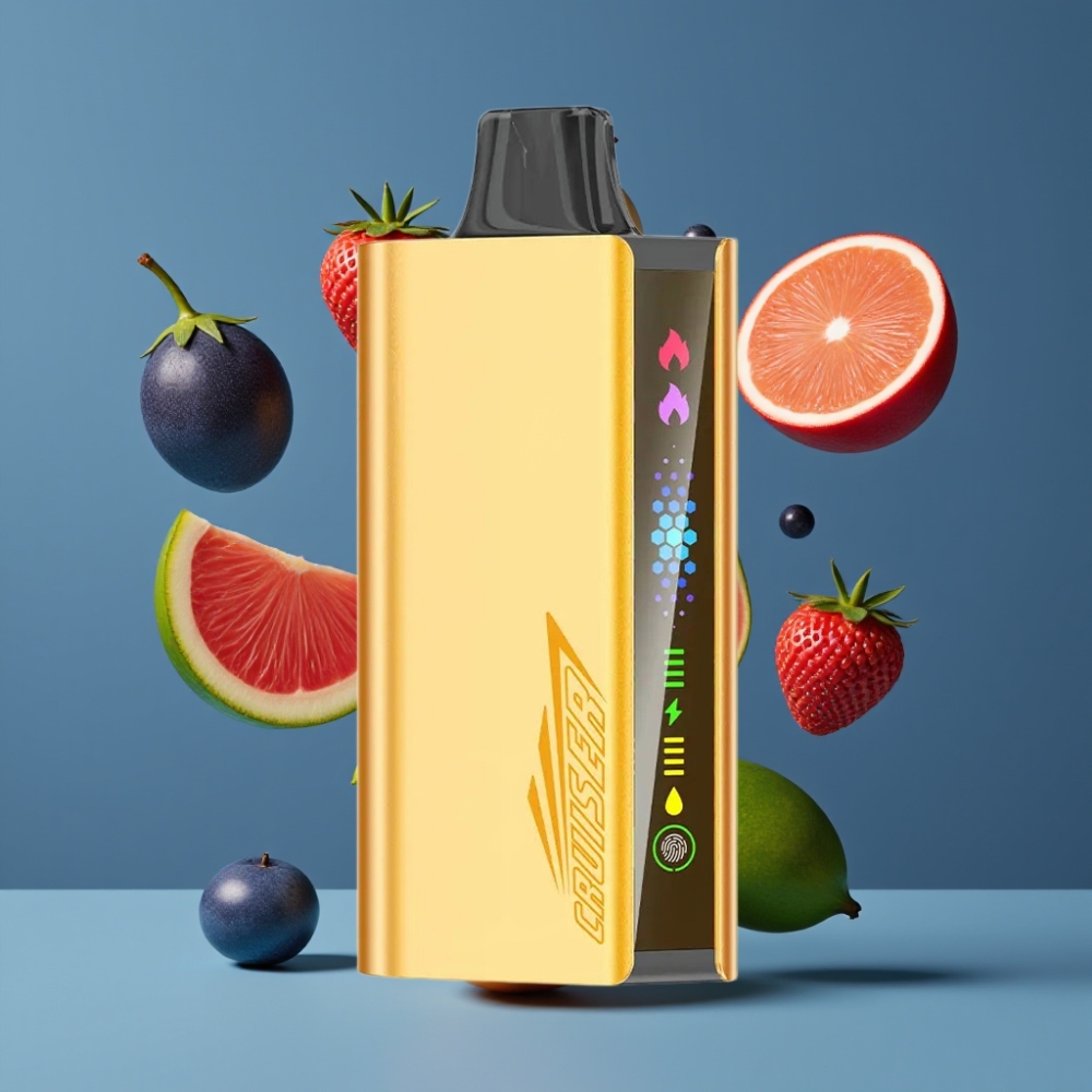 JNR Cruiser 12000 Puffs No-Charge Disposable Vape Cool Fanta New Zealand Wholesale Built-in 3500mAh Battery 25ml E-liquid Dual Mesh Coil
