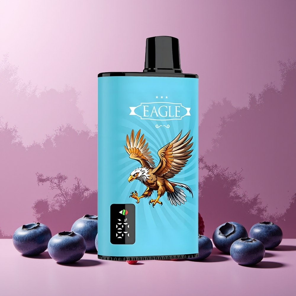 JNR EAGLE Smart 23000 Puffs Digital Screen Adjustable Airflow Disposable Vape Blueberry Sour Raspberry New Zealand Wholesale