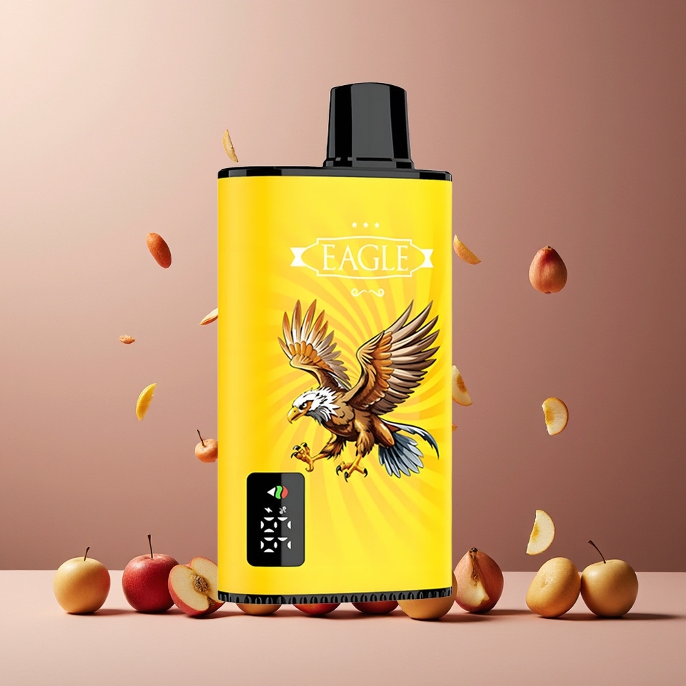 JNR EAGLE Smart 23000 Puffs Disposable Vape Double Apple New Zealand Wholesale Digital Screen Mesh Coil 750mAh Type-C