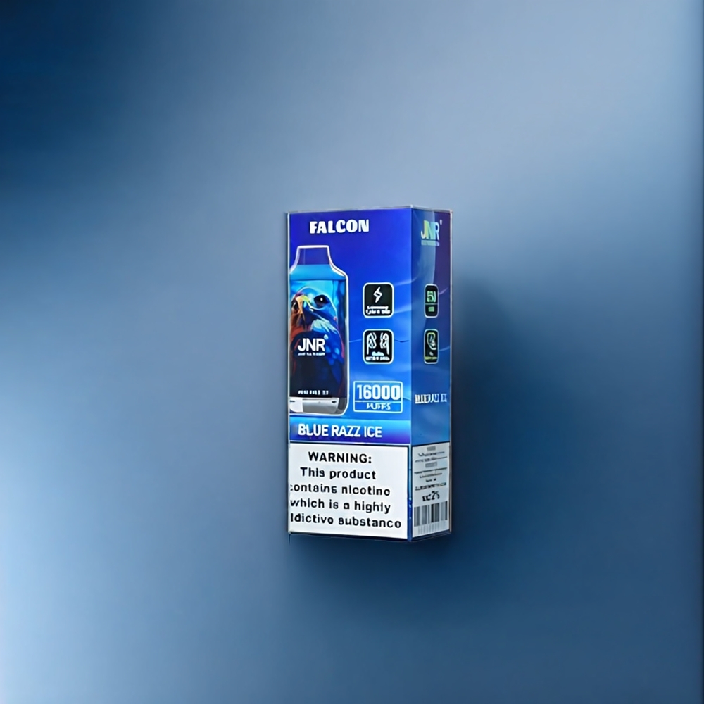 New Zealand Wholesale Jnr Falcon Blue Razz Ice 16000 Puffs Vape