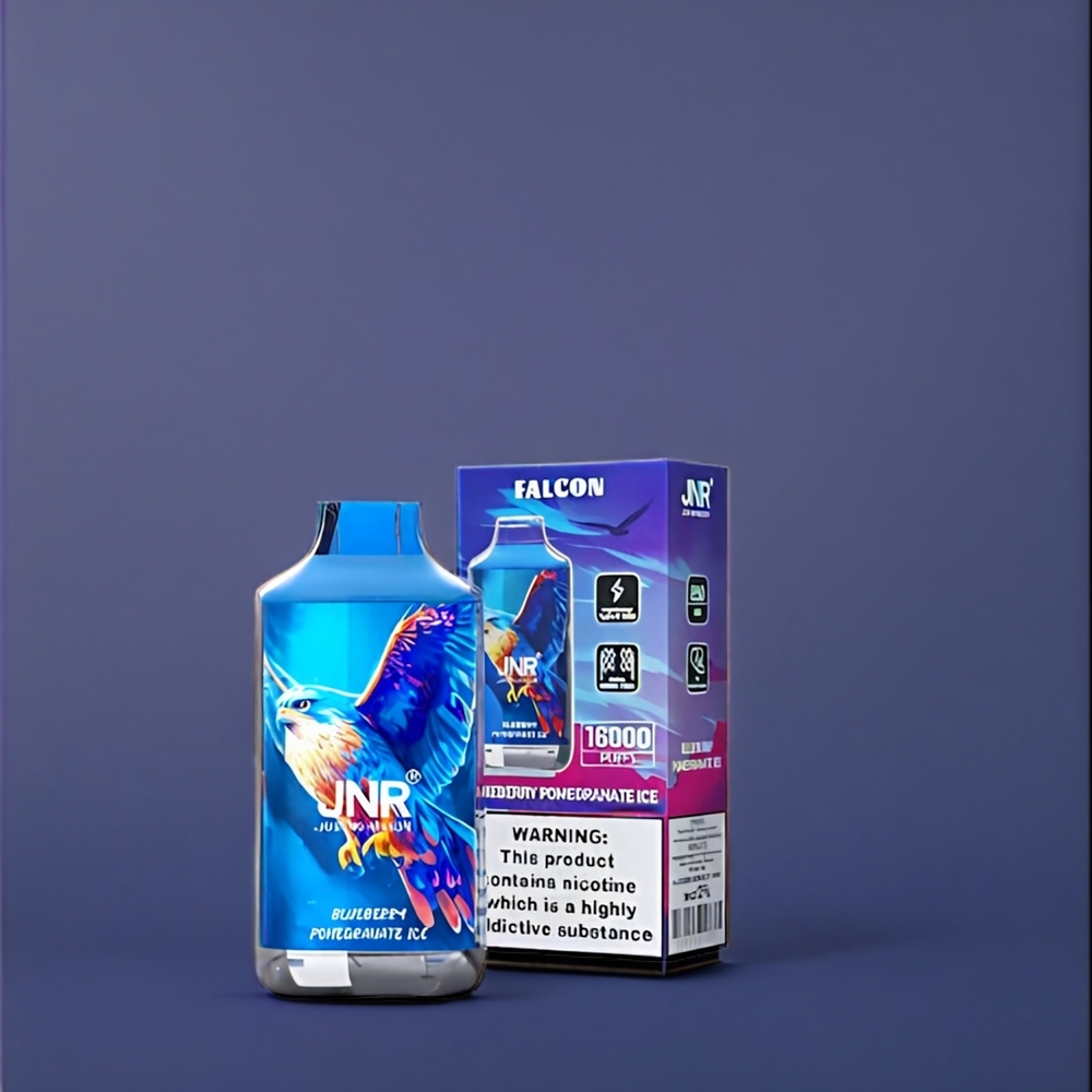 New Zealand Wholesale Jnr Falcon Blueberry Pomegranate Ice 16000 Puffs Vape