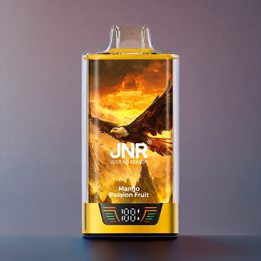 JNR Falcon Pro 28000 Puffs Mango Passion Fruit New Zealand Wholesale 30ml Dual Mesh Smart Screen Type-C 950mAh