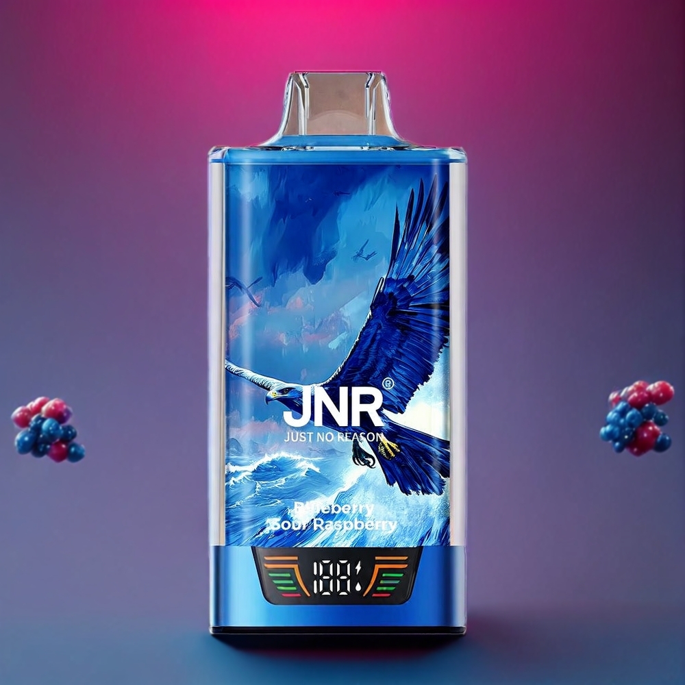 JNR Falcon Pro 28000 Puffs New Zealand Wholesale Blueberry Sour Raspberry 30ml E-liquid Dual Mesh Coil Type-C