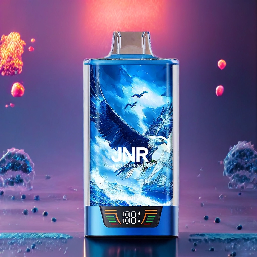 JNR Falcon Pro New Zealand Wholesale 28000 Puffs Blueberry Ice 30ml Smart Screen Dual Mesh
