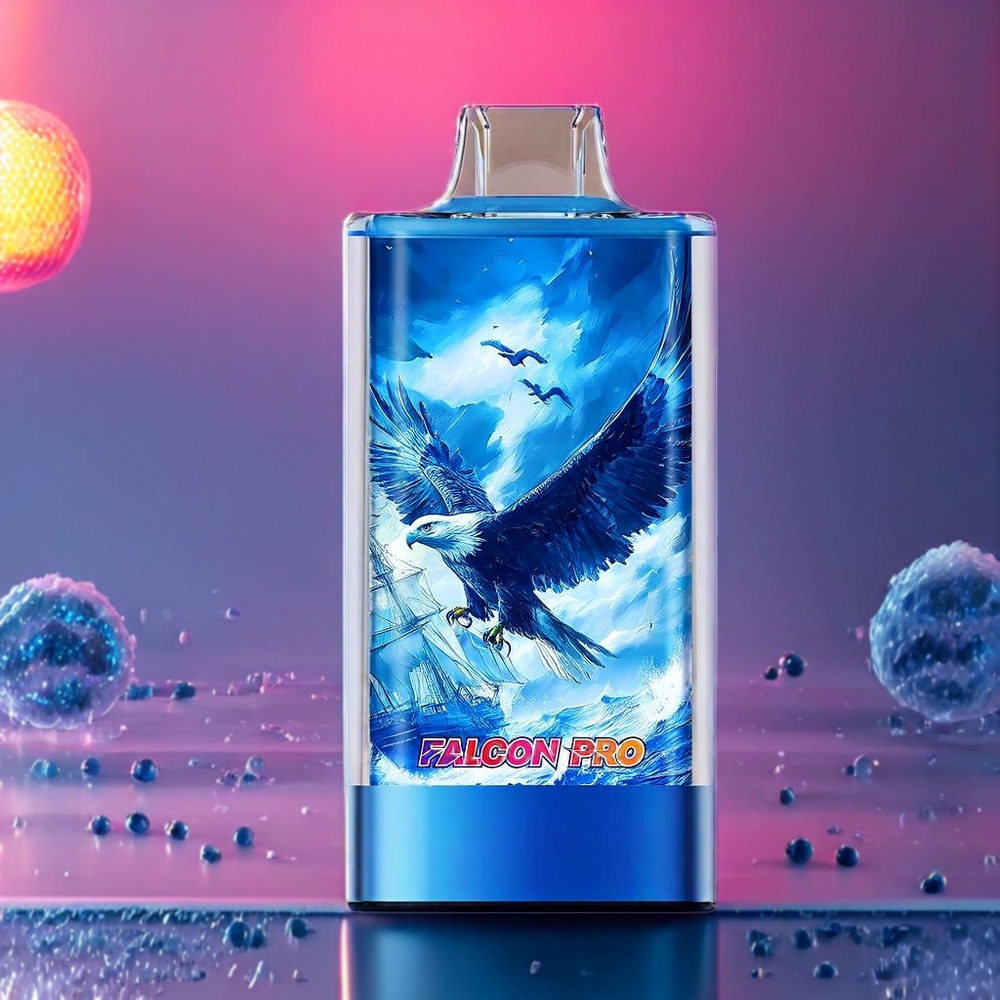 JNR Falcon Pro New Zealand Wholesale 28000 Puffs Blueberry Ice 30ml Smart Screen Dual Mesh