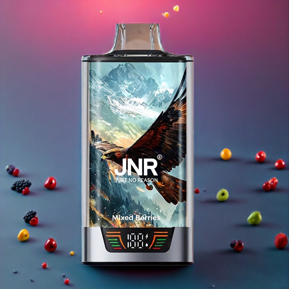 JNR Falcon Pro New Zealand Wholesale 28000 Puffs Mixed Berries 30ml Dual Mesh Coil Type-C