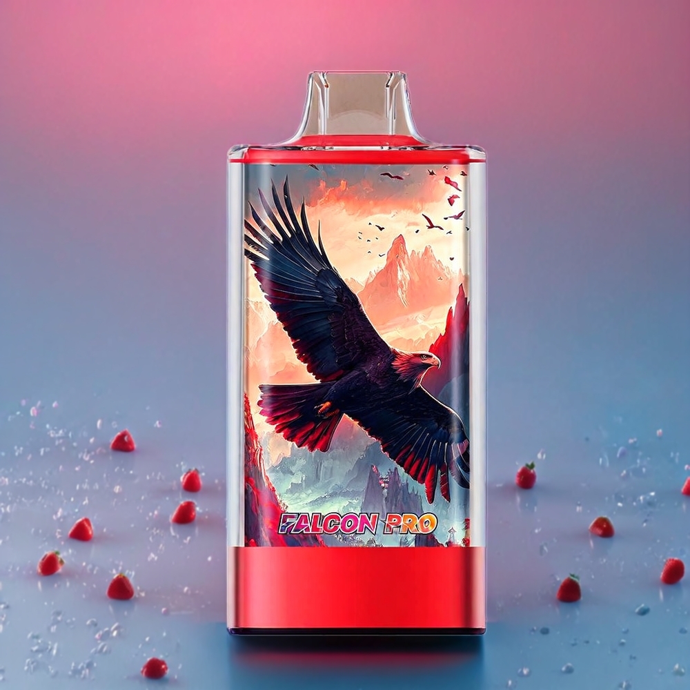 JNR Falcon Pro New Zealand Wholesale 28000 Puffs Strawberry Ice 30ml Dual Mesh 950mAh Type-C
