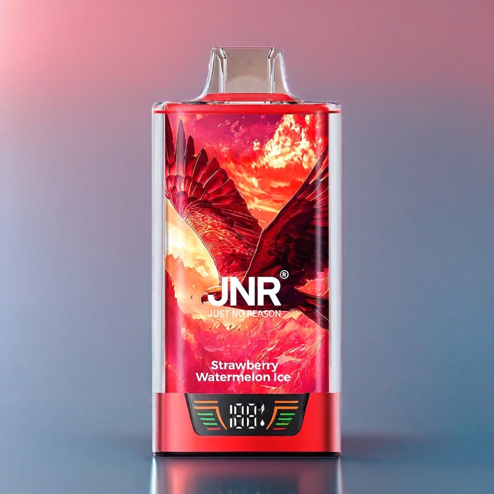 JNR Falcon Pro New Zealand Wholesale 28000 Puffs Strawberry Watermelon Ice 30ml Dual Mesh