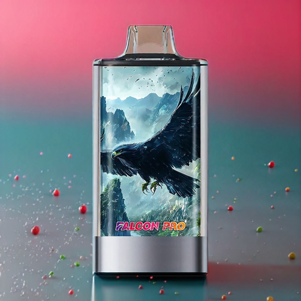JNR Falcon Pro New Zealand Wholesale 28000 Puffs Watermelon Bubblegum 30ml Smart Screen Dual Mesh 950mAh Type-C