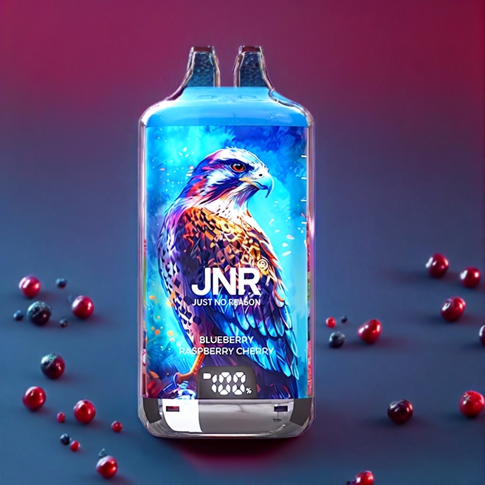 JNR Falcon X⁺ 28000 Puffs Blueberry Raspberry Cherry New Zealand Wholesale with 950mAh Battery & Type-C Charging