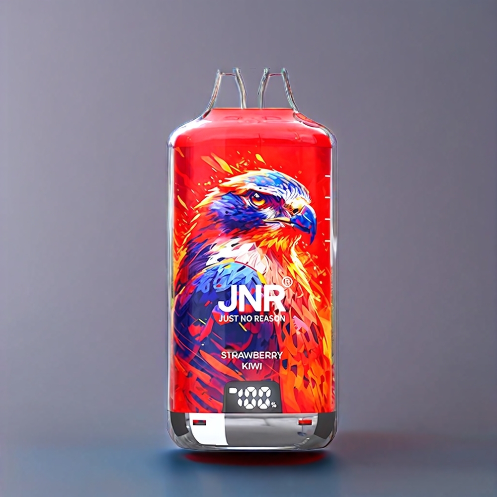 JNR Falcon X⁺ New Zealand Wholesale 28000 Puffs Strawberry Kiwi Refillable 950mAh Type-C Dual Mesh Coil