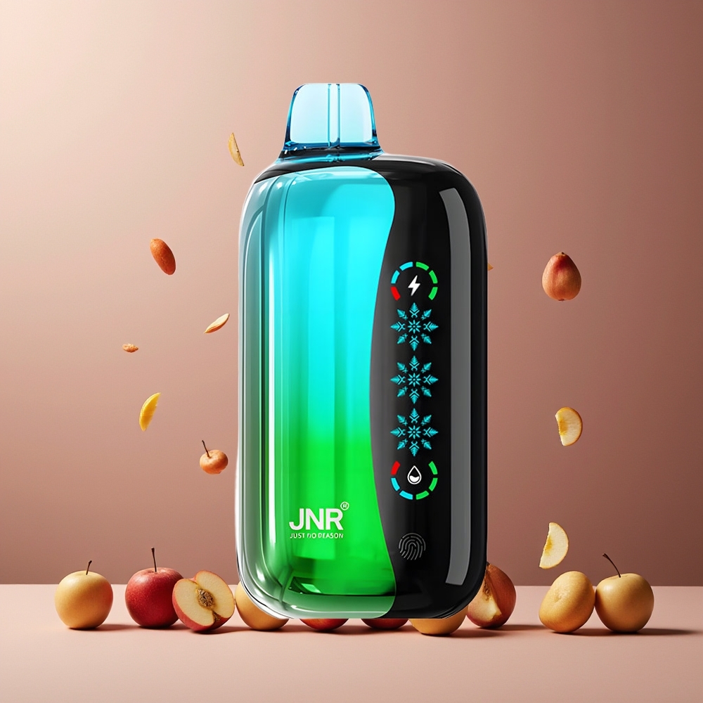 JNR Flex Ice 21000 Puffs Disposable Vape Double Apple New Zealand Wholesale Ice Adjustable 26ml 1000mAh Type-C