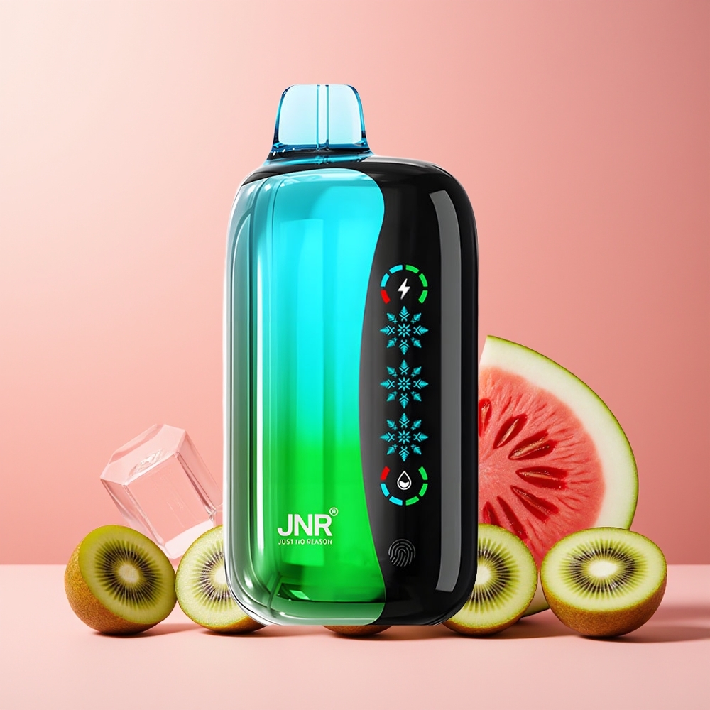 JNR Flex Ice 21000 Puffs New Zealand Wholesale Disposable Vape Kiwi Watermelon Ice with Adjustable Airflow, 26ml E-liquid, Type-C Charging