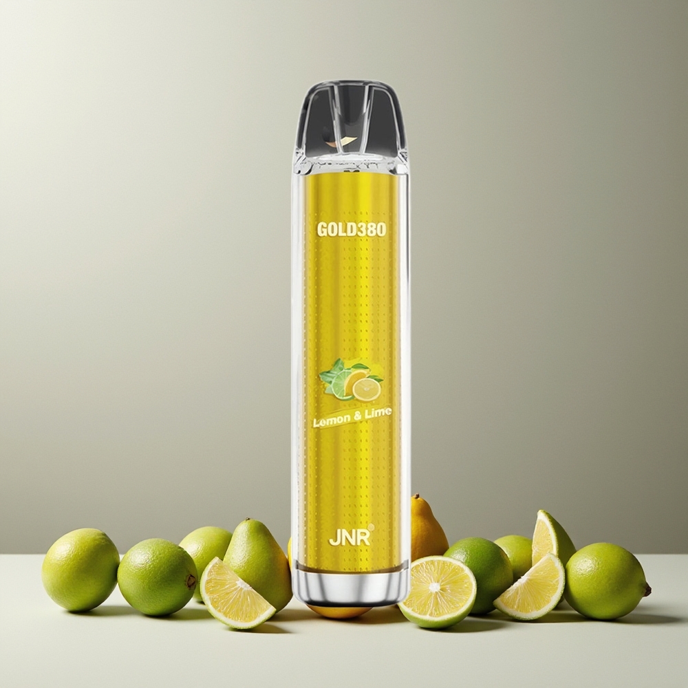 JNR Glod380 6000 Puffs 1500mAh 13ml Disposable Vape Lemon Lime New Zealand Wholesale