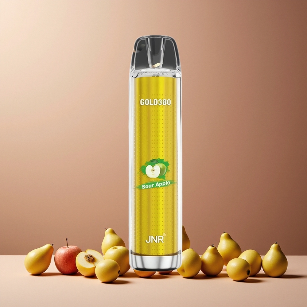 JNR Glod380 6000 Puffs 1500mAh 13ml Disposable Vape Sour Apple New Zealand Wholesale