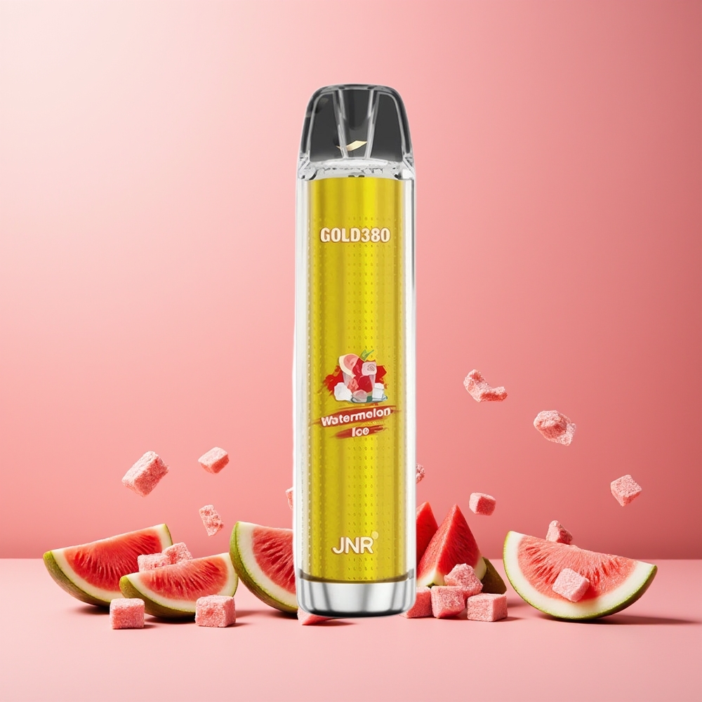 JNR Glod380 6000 Puffs 1500mAh 13ml Mesh Coil Disposable Vape Watermelon Ice New Zealand Wholesale