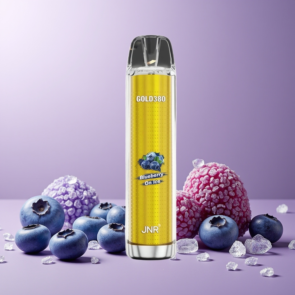 JNR Glod380 6000 Puffs New Zealand Wholesale 1500mAh 13ml Disposable Vape Blueberry On Ice