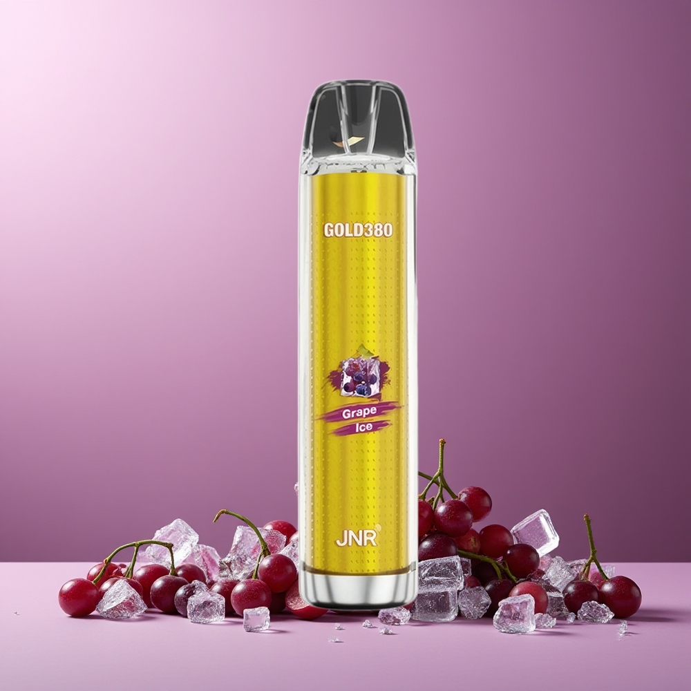 JNR Glod380 6000 Puffs New Zealand Wholesale 1500mAh 13ml Disposable Vape Grape Ice 0%2%5%