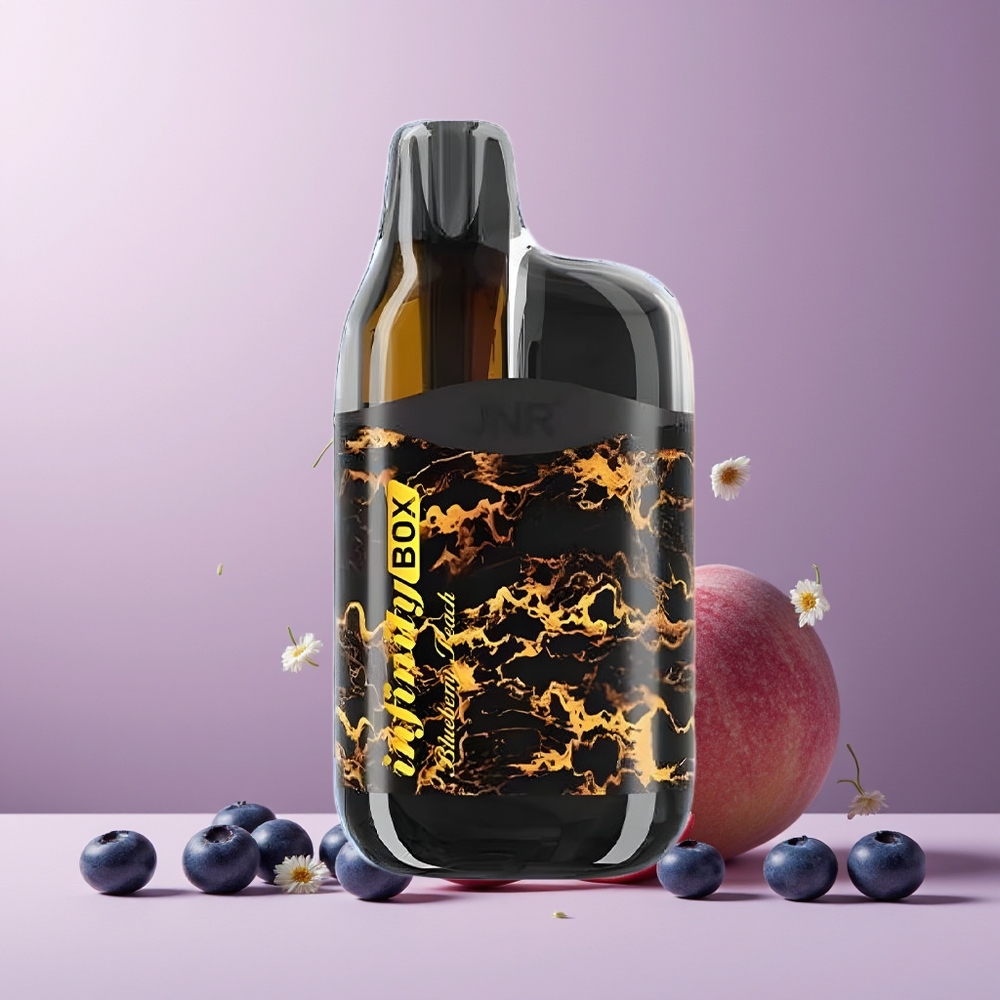 JNR Infinity Box 10700 Puffs 2200mAh 15ml Disposable Vape Blueberry Peach New Zealand Wholesale