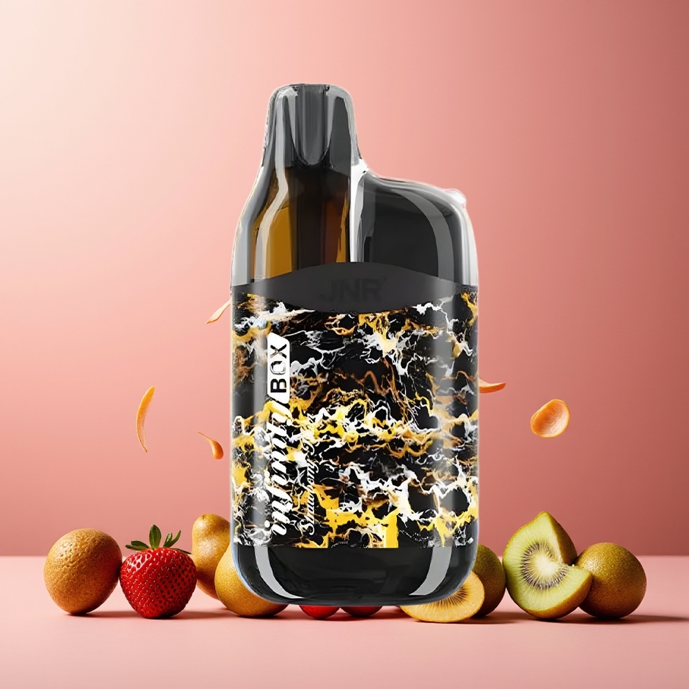 JNR Infinity Box 10700 Puffs 2200mAh 15ml No-Charging Disposable Vape Strawberry Kiwi New Zealand Wholesale