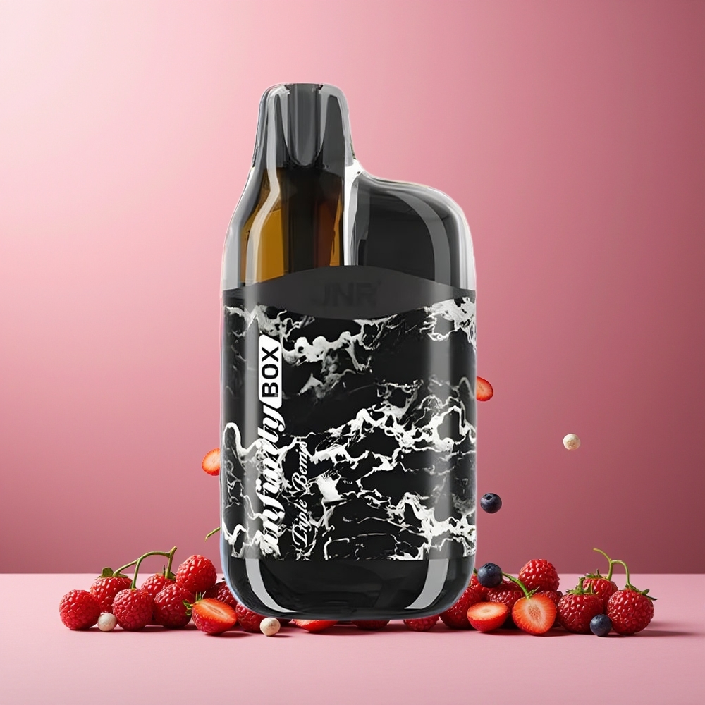 JNR Infinity Box 10700 Puffs 2200mAh 15ml No-Charging Disposable Vape Triple Berries New Zealand Wholesale