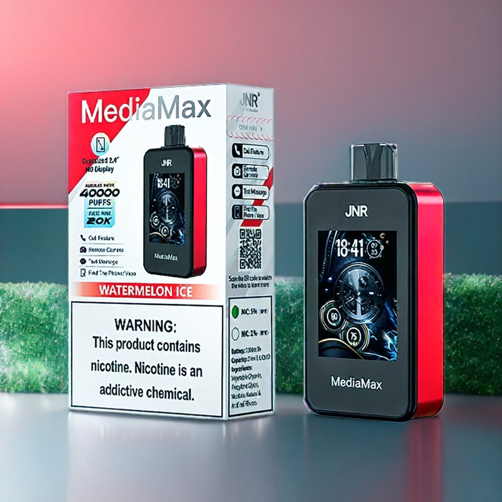 Jnr Mediamax New Zealand Wholesale 40000 Puffs Watermelon Ice Vape