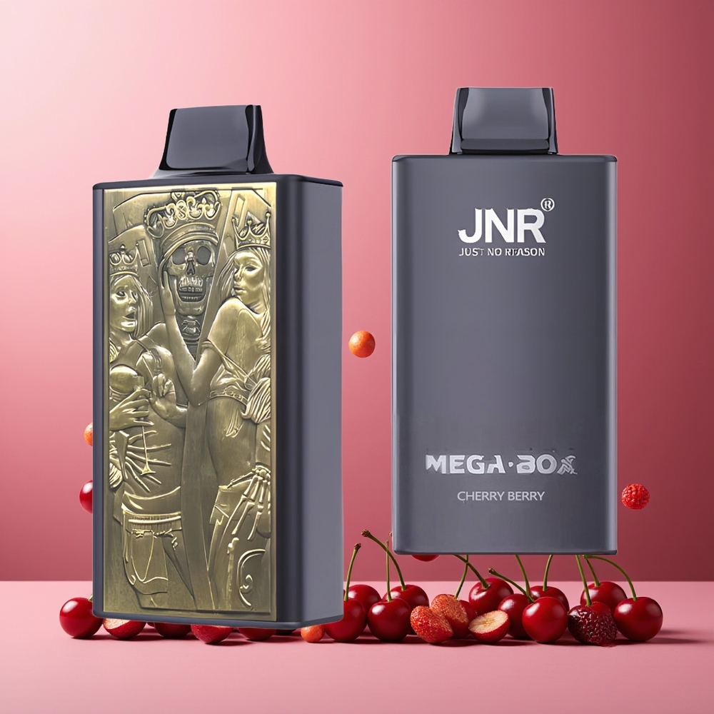 JNR Mega Box 25000 Puffs 30ml 850mAh Dual Mesh Disposable Vape Cherry Berry New Zealand Wholesale