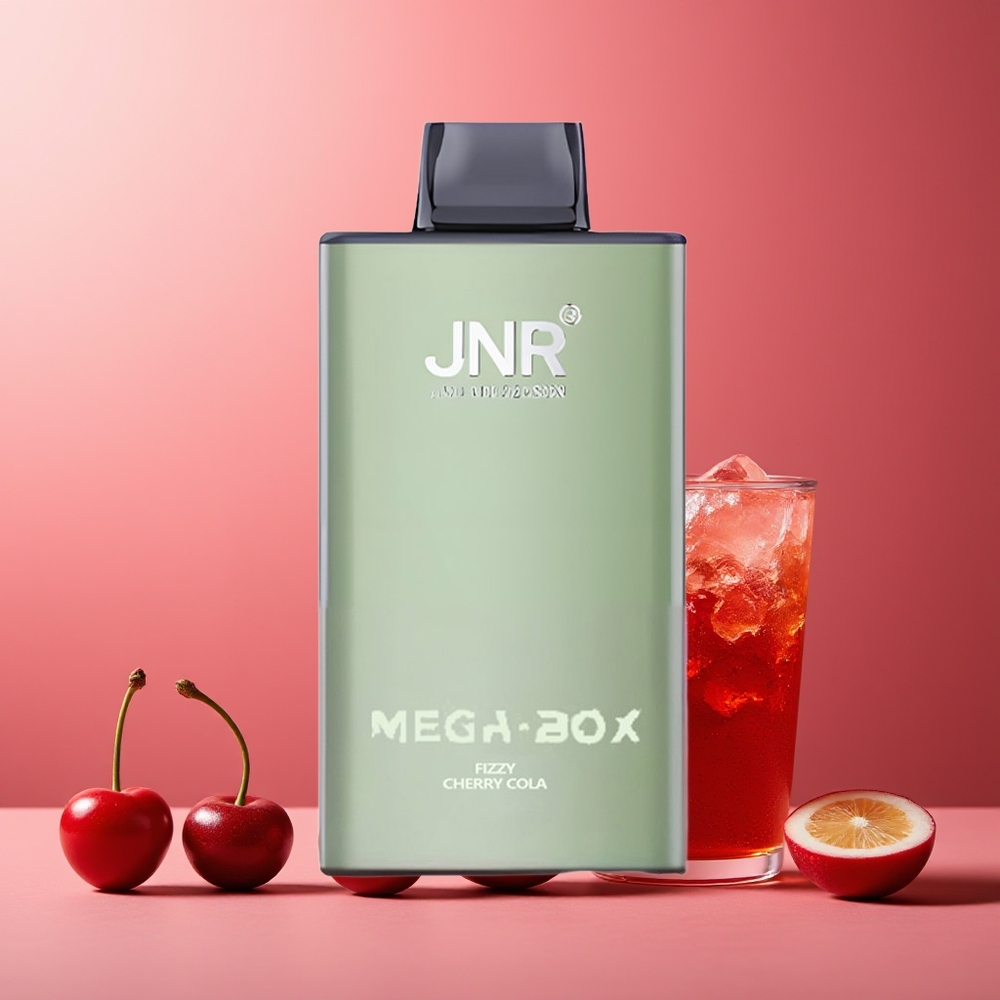 JNR Mega Box 25000 Puffs 30ml 850mAh Dual Mesh Disposable Vape Fizzy Cherry Cola New Zealand Wholesale