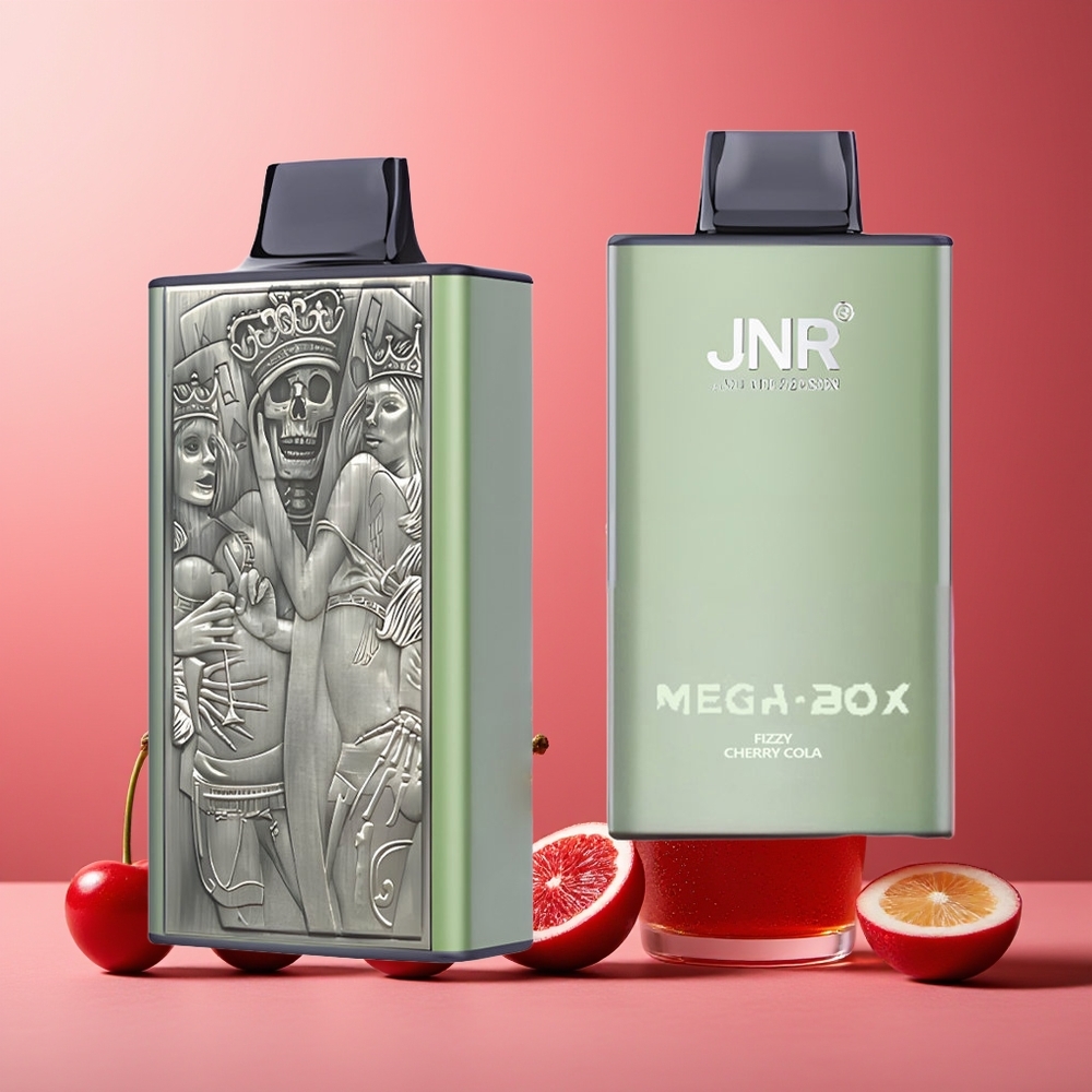 JNR Mega Box 25000 Puffs 30ml 850mAh Dual Mesh Disposable Vape Fizzy Cherry Cola New Zealand Wholesale