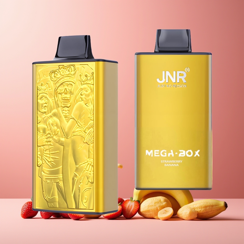 JNR Mega Box 25000 Puffs 30ml 850mAh Type-C Dual Mesh Disposable Vape Strawberry Banana New Zealand Wholesale