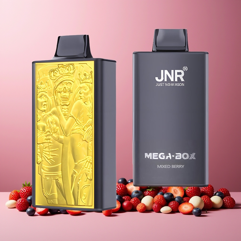 JNR Mega Box 25000 Puffs Disposable Vape New Zealand Wholesale Mixed Berry 30ml 850mAh Dual Mesh