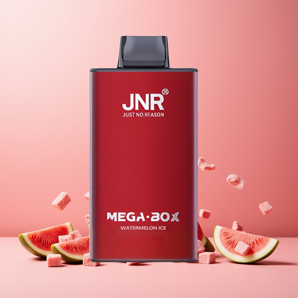 JNR Mega Box 25000 Puffs New Zealand Wholesale 30ml 850mAh Dual Mesh Disposable Vape Watermelon Ice