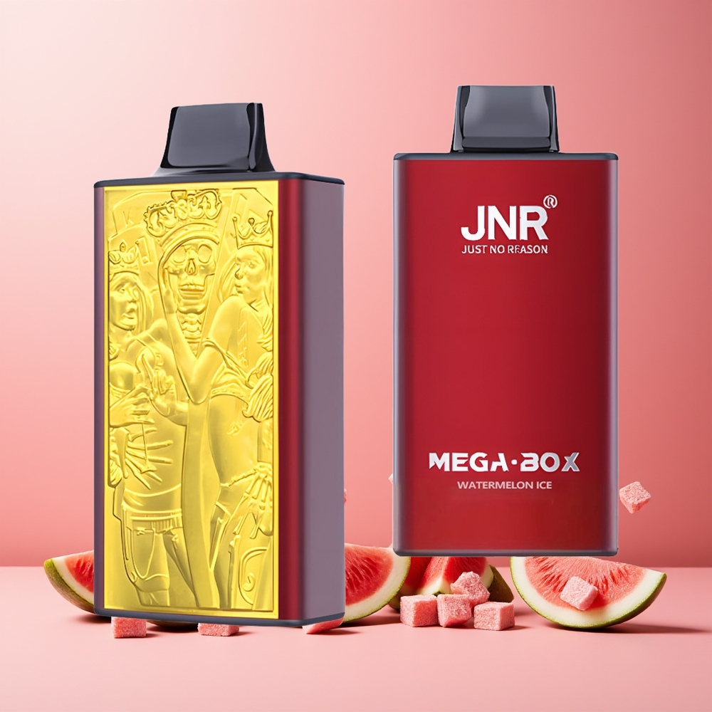 JNR Mega Box 25000 Puffs New Zealand Wholesale 30ml 850mAh Dual Mesh Disposable Vape Watermelon Ice