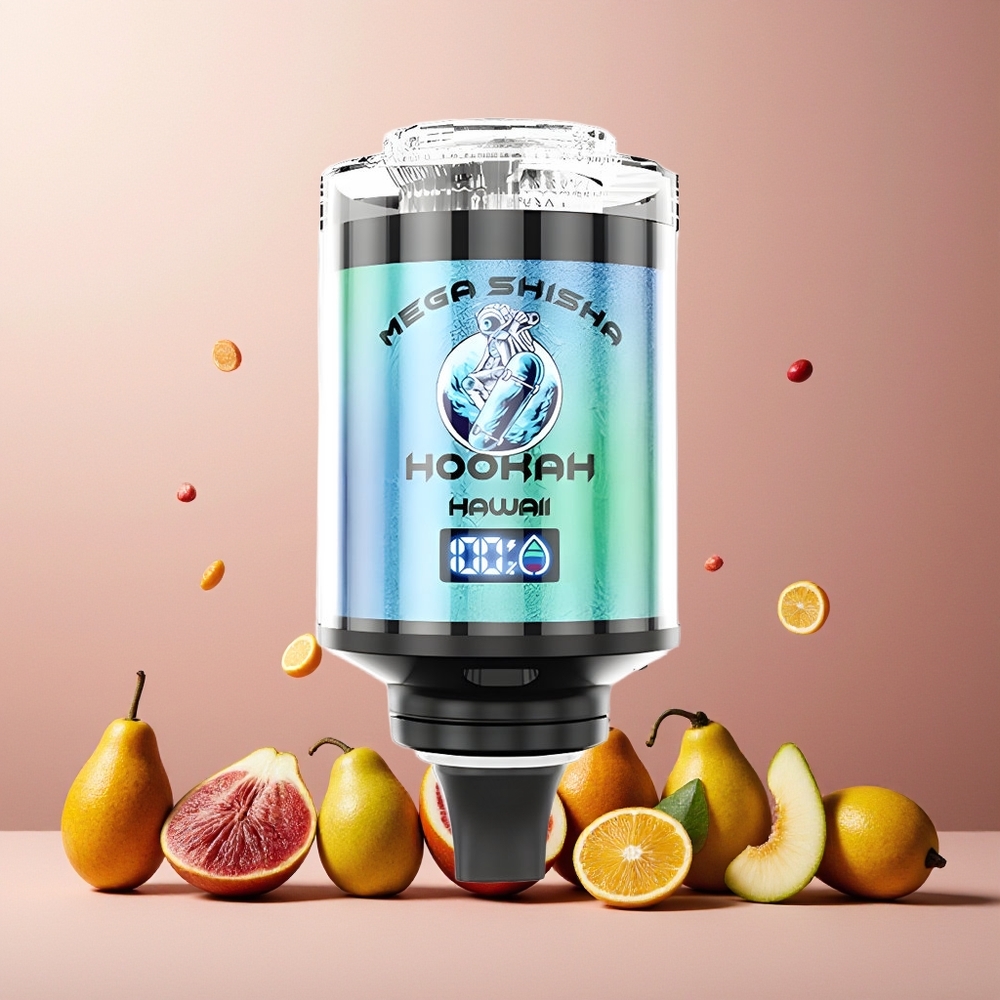 JNR Mega Shisha Hookah 100K 2200mAh Type-C Fast Charging 60mL Desktop Compatibility Hawaii New Zealand Wholesale