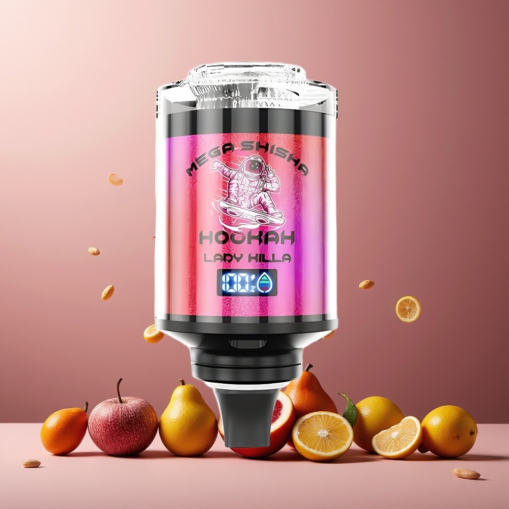 JNR Mega Shisha Hookah 100K New Zealand Wholesale 100000 Puffs 2200mAh Adjustable Airflow Desktop Compatibility Lady Killa