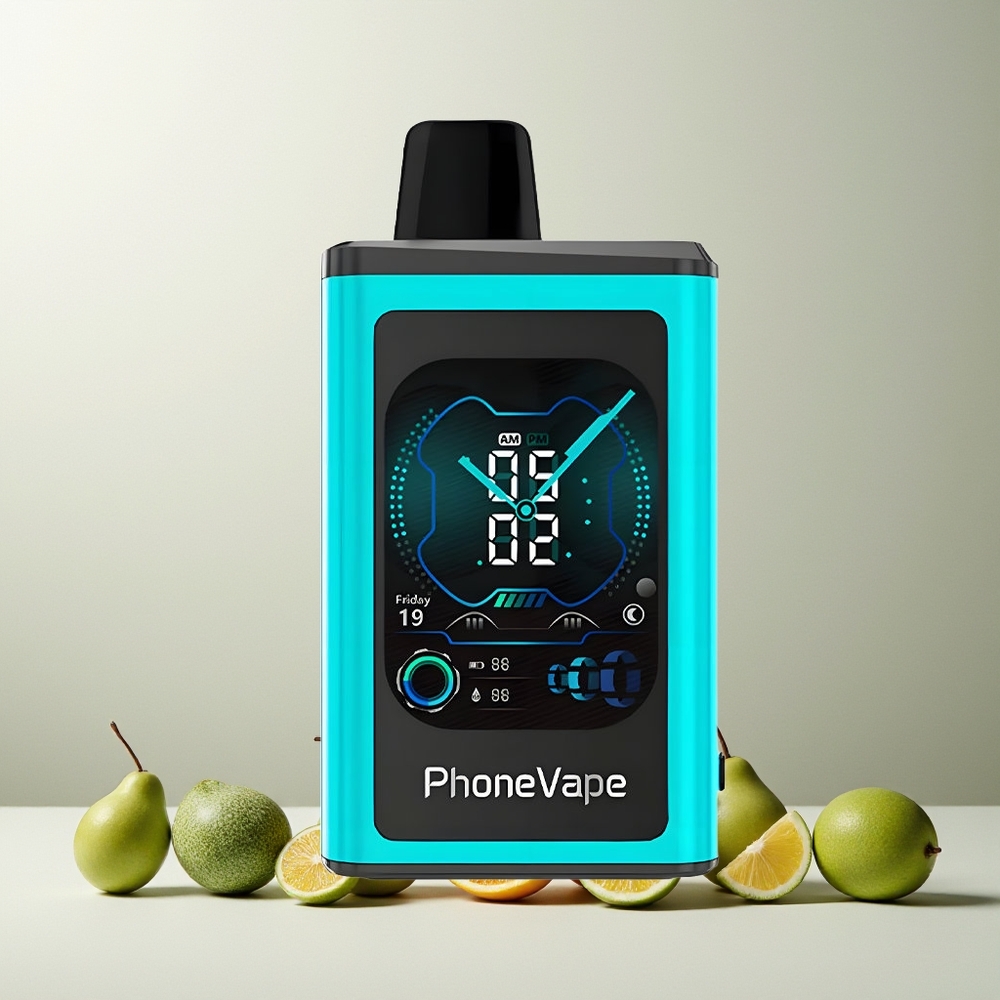 JNR PhoneVape 30000 Puffs Disposable Vape Miami Mint New Zealand Wholesale, 850mAh Rechargeable, Turbo Mode, Adjustable Airflow, App Controlled, 2%/5% Nicotine