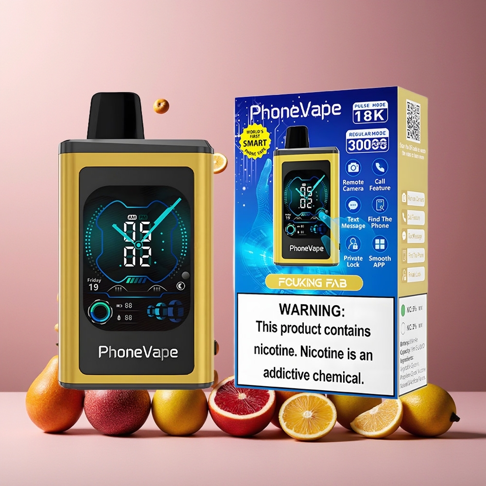 JNR PhoneVape 30000 puffs New Zealand Wholesale Disposable Vape Fucking Fab with Turbo Mode, Adjustable Airflow, App Controlled, 850mAh Battery