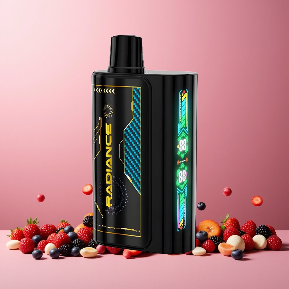 JNR Radiance 31000 Puffs 28ml Dual Mesh Rechargeable Disposable Vape Mixed Berries New Zealand Wholesale