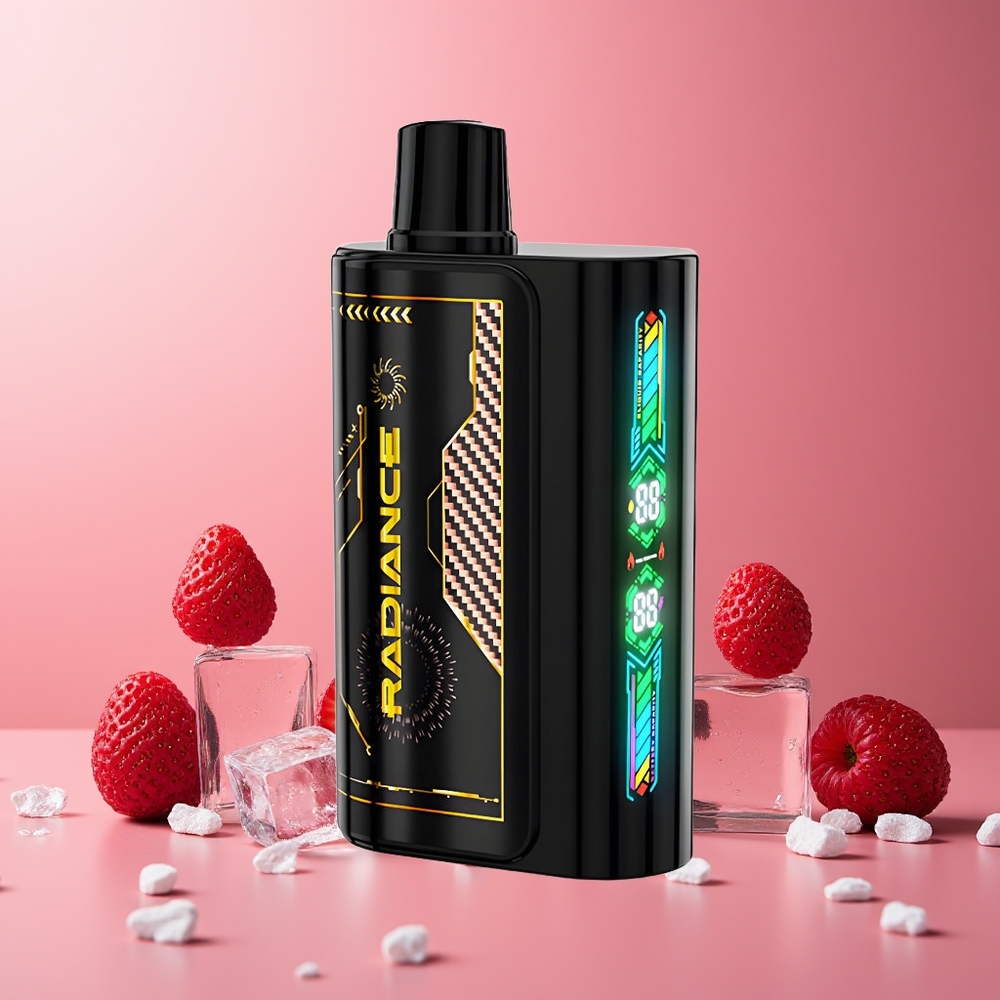 JNR Radiance 31000 Puffs New Zealand Wholesale 28ml 950mAh Dual Mesh Disposable Vape Strawberry Raspberry Cherry Ice