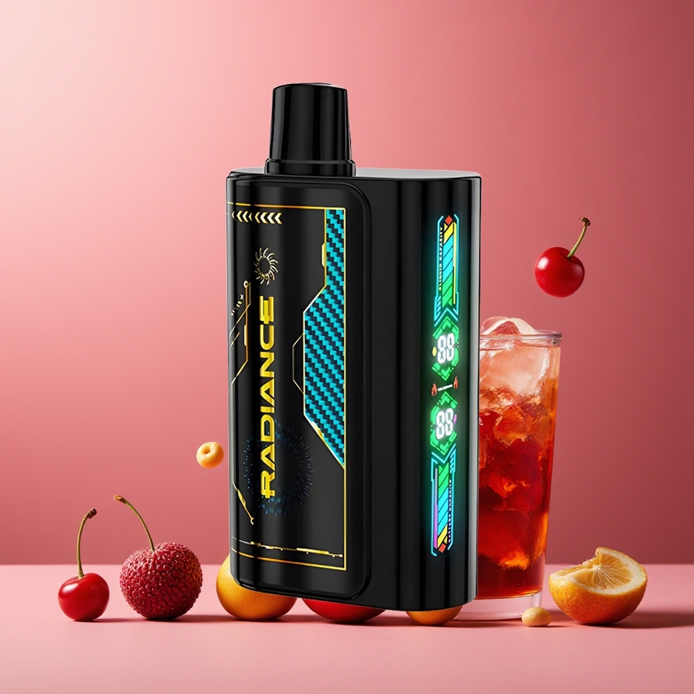 JNR Radiance 31000 Puffs New Zealand Wholesale 28ml 950mAh Dual Mesh Fizzy Cherry Cola Disposable Vape