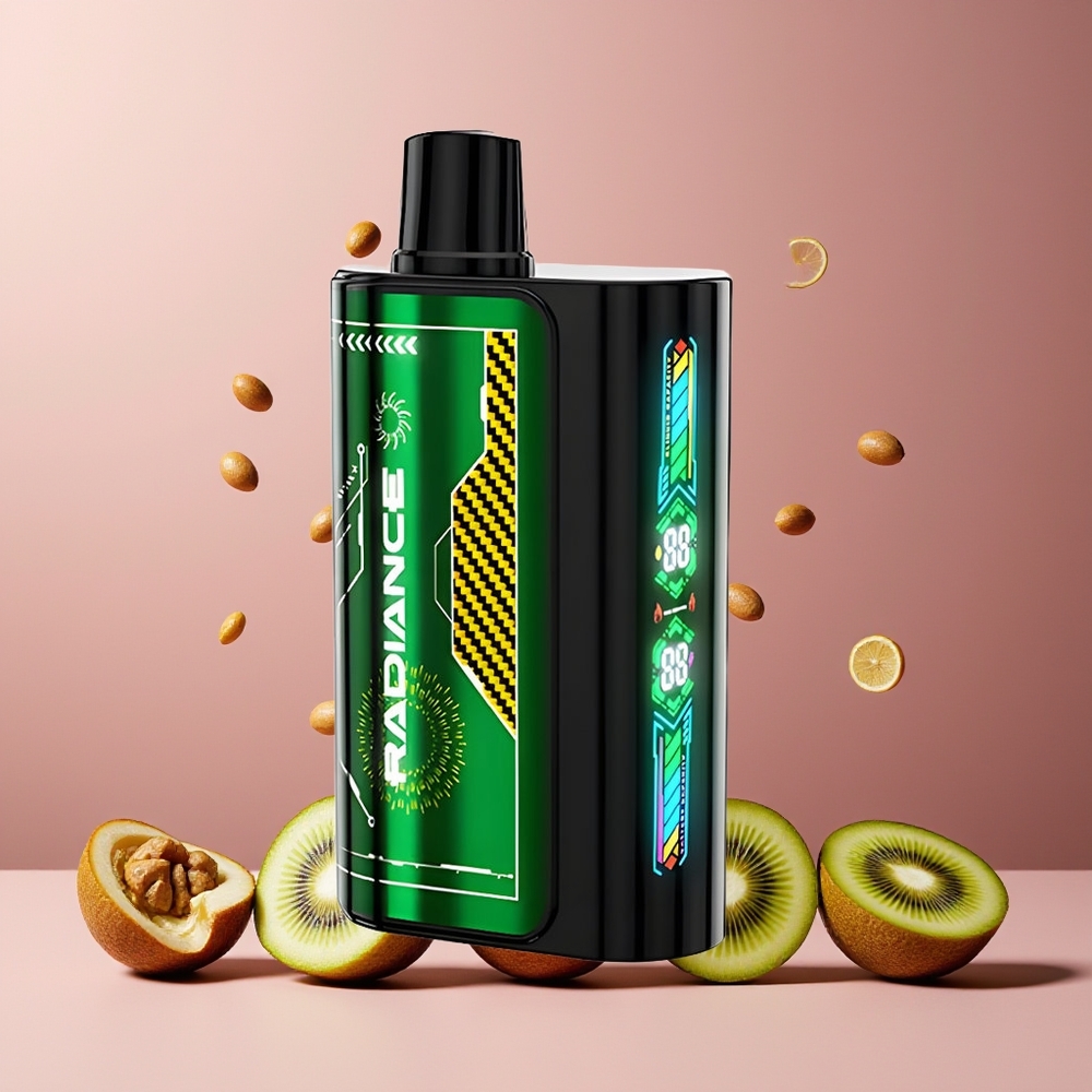 JNR Radiance 31000 Puffs New Zealand Wholesale Disposable Vape 28ml Dual Mesh Coil 950mAh Type-C 2% Passion Fruit Kiwi