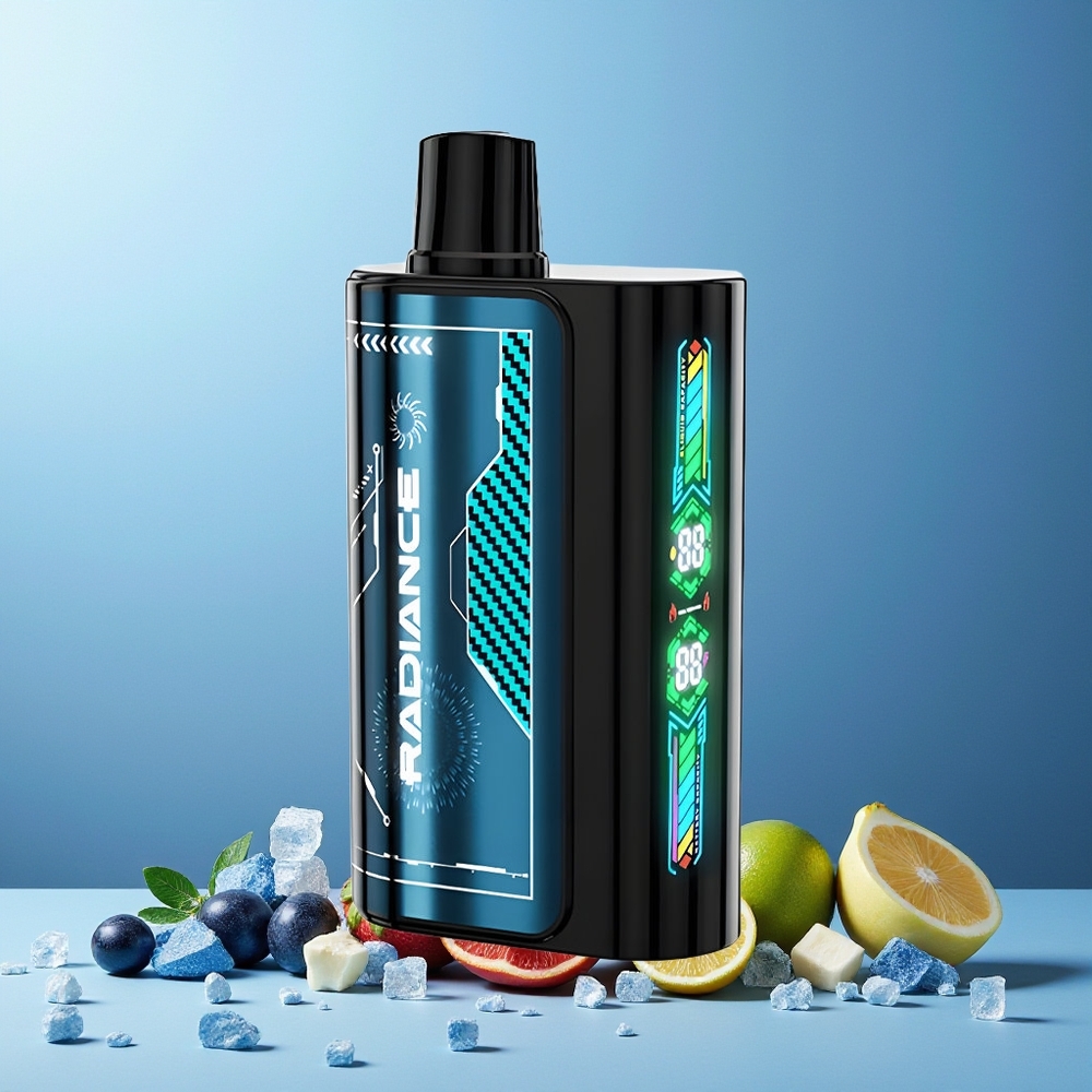 JNR Radiance 31000 Puffs New Zealand Wholesale Disposable Vape Blue Razz Ice 28ml Dual Mesh 950mAh Rechargeable