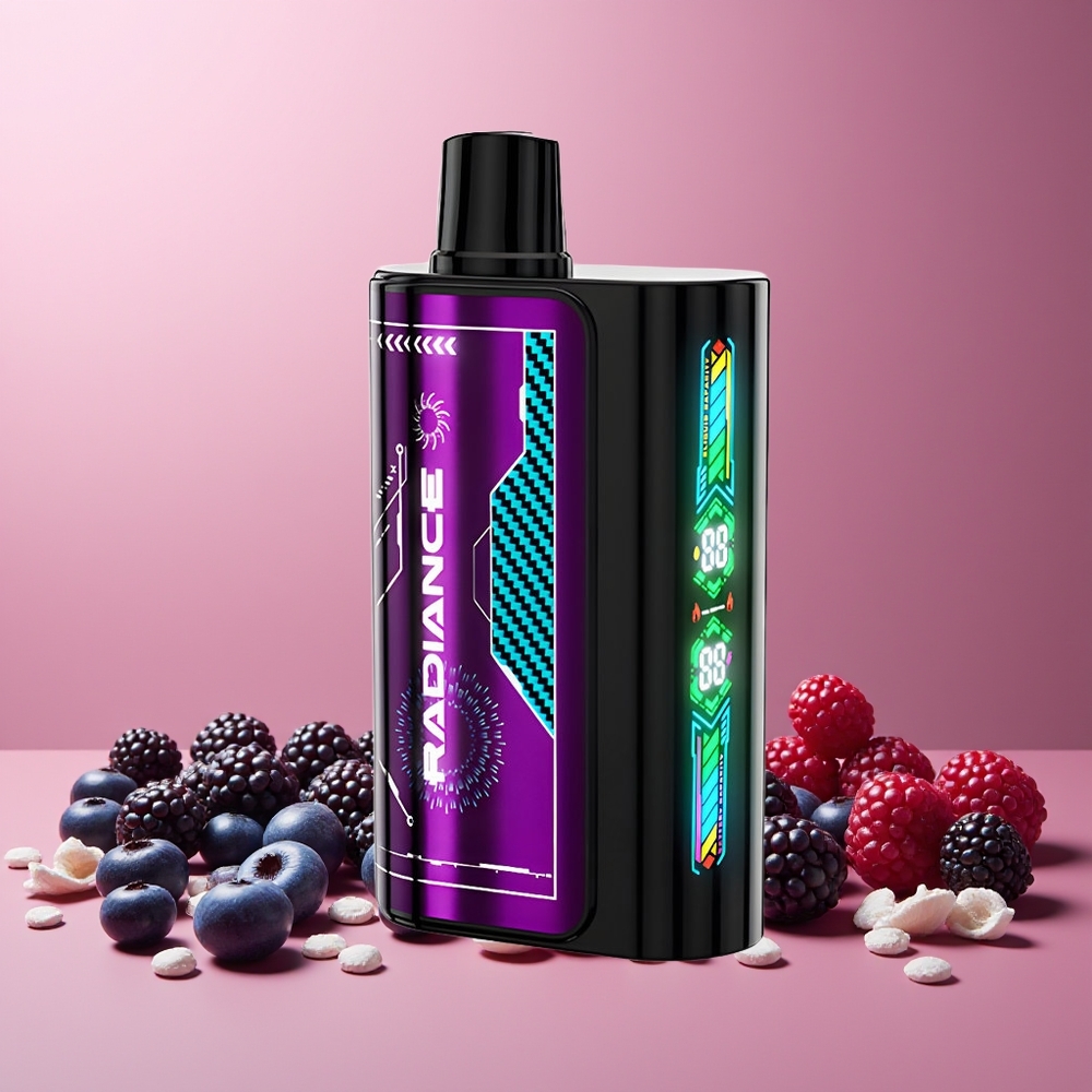 JNR Radiance 31000 Puffs New Zealand Wholesale Disposable Vape Blueberry Sour Raspberry 28ml E-liquid Dual Mesh Coil 950mAh Rechargeable
