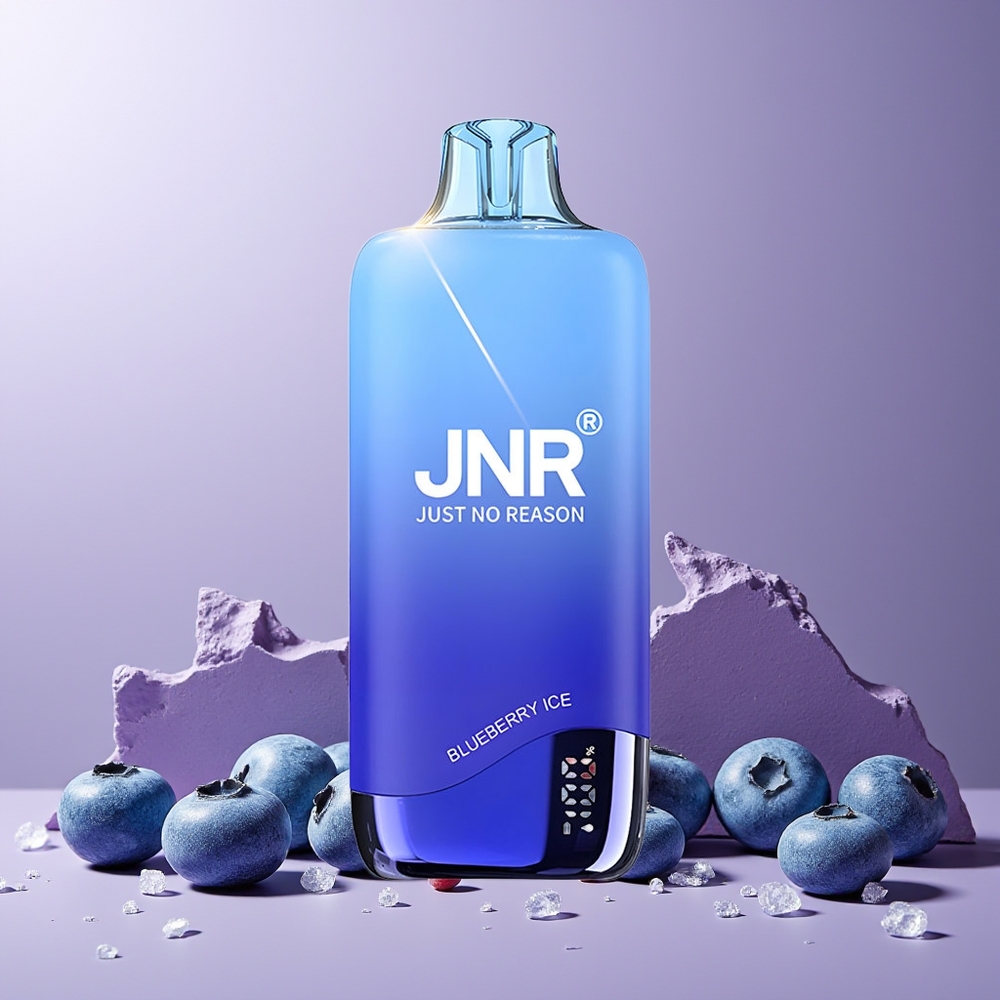 JNR Rainbow 10500 Puffs 18ml 600mAh USB-C Disposable Vape Blueberry Ice New Zealand Wholesale